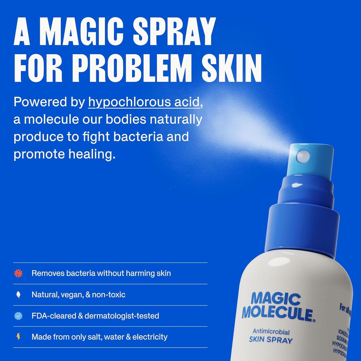 MAGIC MOLECULE Hypochlorus Skin Cleanser for All Types